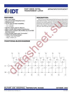 IDT74FCT373ATPYG8 datasheet  